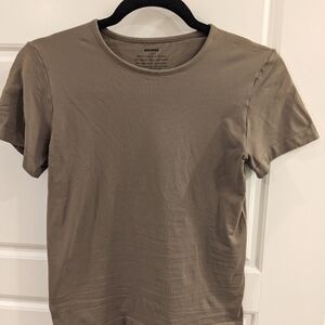 Skims seamless t shirt -army green
